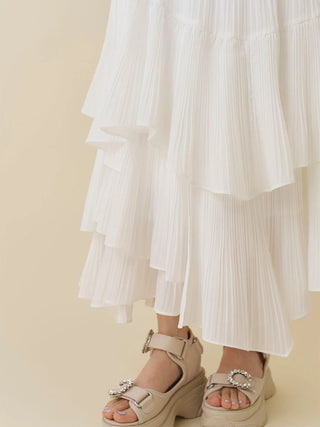 Tiered Maxi Skirt