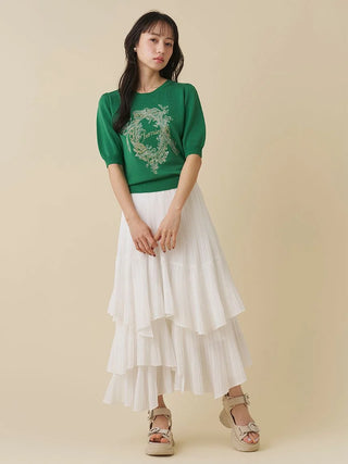 Tiered Maxi Skirt
