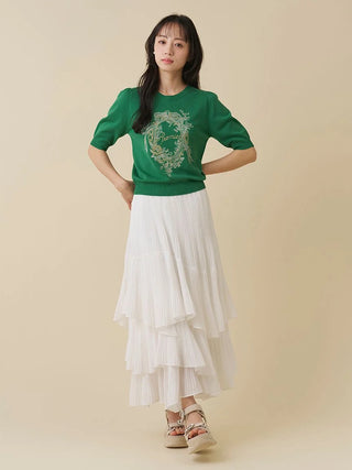 Tiered Maxi Skirt
