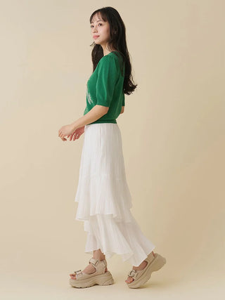 Tiered Maxi Skirt