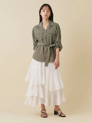 Tiered Maxi Skirt