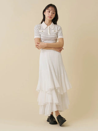 Tiered Maxi Skirt