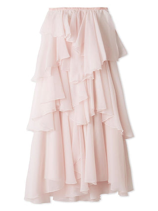 Volume Ruffle Tiered Skirt