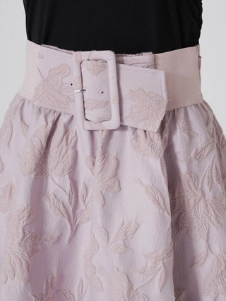 Jacquard Flare Skirt