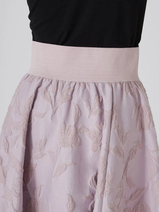 Jacquard Flare Skirt