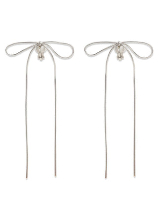 Ribbon Earrings, Premium Women's Fashionable Earings at SNIDEL USA.