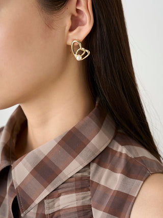 Pearl Variegated Earrings in style A, Premium Women's Fashionable Earrings at SNIDEL USA.