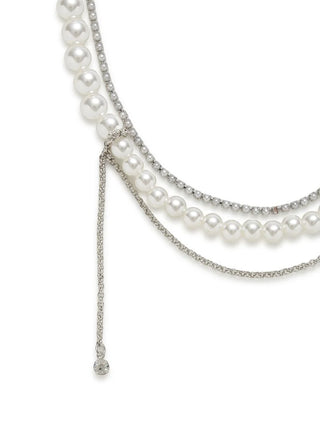 Impact Necklace in SILVER, Premium Women's Fashionable Necklace at SNIDEL USA.