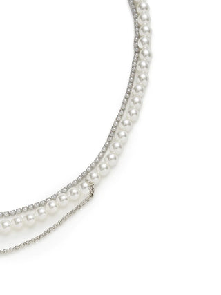 Impact Necklace in SILVER, Premium Women's Fashionable Necklace at SNIDEL USA.