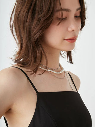 Impact Necklace in SILVER, Premium Women's Fashionable Necklace at SNIDEL USA.