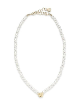 Metal Motif Necklace in WHITE, Premium Women's Fashionable Necklace at SNIDEL USA.