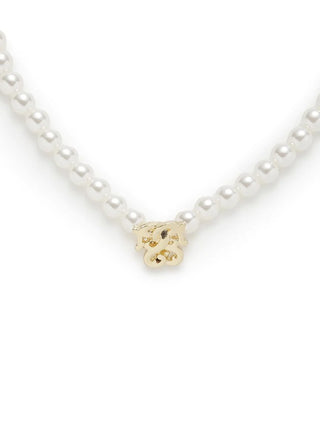 Metal Motif Necklace in WHITE, Premium Women's Fashionable Necklace at SNIDEL USA.