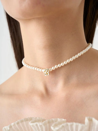 Metal Motif Necklace in WHITE, Premium Women's Fashionable Necklace at SNIDEL USA.