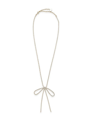 Variety Ribbon Necklace in GOLD, Premium Women's Fashionable Necklace at SNIDEL USA.