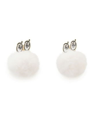 SNaMON Earrings in Ivory, Premium Women's Fashionable Earrings at SNIDEL USA