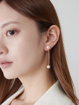 Pearl Beads Variation Earrings, Premium Women's Fashionable Earrings at SNIDEL USA