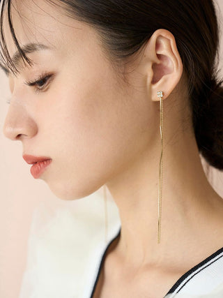 Long Chain Earrings, Premium Women's Fashionable Earrings at SNIDEL USA