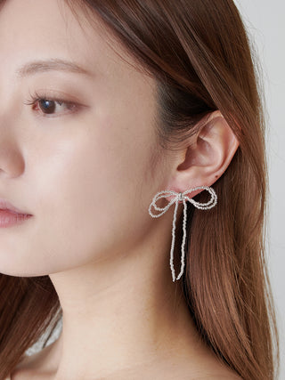 Chain Ribbon Earrings