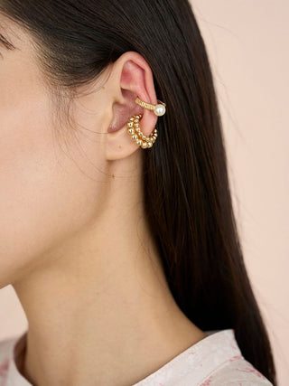 3-Set Ear Cuffs, Premium Women's Fashionable Earrings at SNIDEL USA