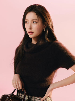 Heart-Shaped Hoop Earrings