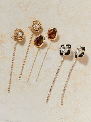 Vintage-Inspired Motif Earrings