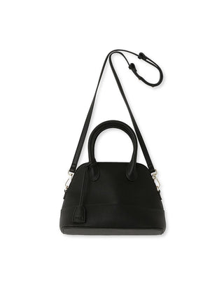  Round Shoulder Bag in black, Women's Luxurious Loungewear Outfits & Accessories at SNIDEL USA