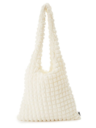Quilted Tote Bag in ivory, Luxury Collection of Fashionable & Trendy Women's Bags at SNIDEL USA
