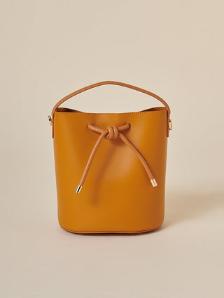 Bucket Bag in Camel, Premium Women's Fashionable Bags, Pouches at SNIDEL USA