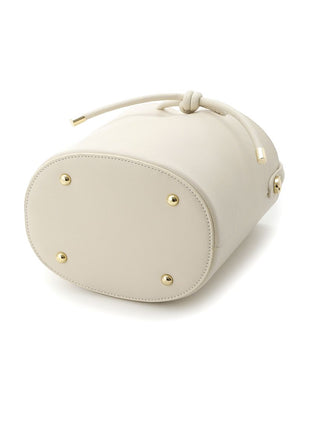 Bucket Bag in Ivory, Premium Women's Fashionable Bags, Pouches at SNIDEL USA