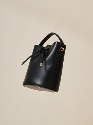 Bucket Bag in Black, Premium Women's Fashionable Bags, Pouches at SNIDEL USA