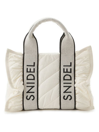 Frill Quilted Logo Bag