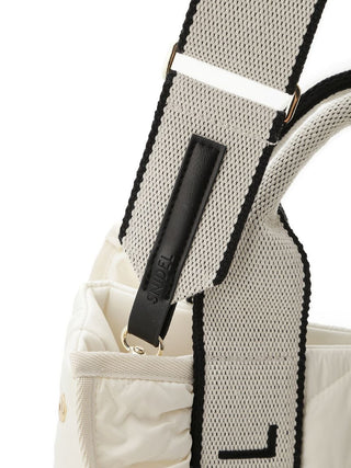 Frill Quilted Logo Bag