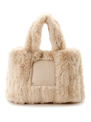 Boa Shoulder Bag in Beige, Premium Women's Fashionable Bags, Pouches at SNIDEL USA