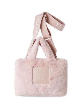 Boa Shoulder Bag in Pink, Premium Women's Fashionable Bags, Pouches at SNIDEL USA