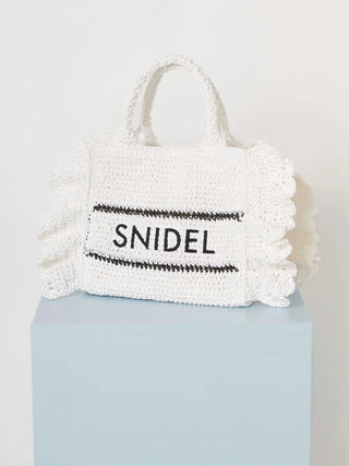 Braided Frill Logo Shoulder Bag