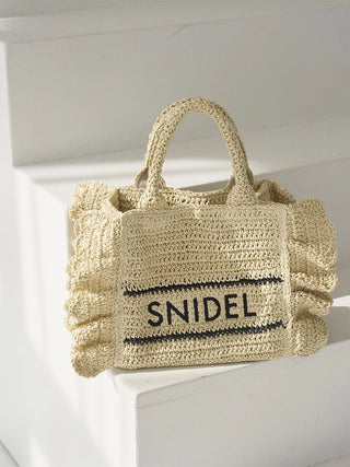Braided Frill Logo Shoulder Bag