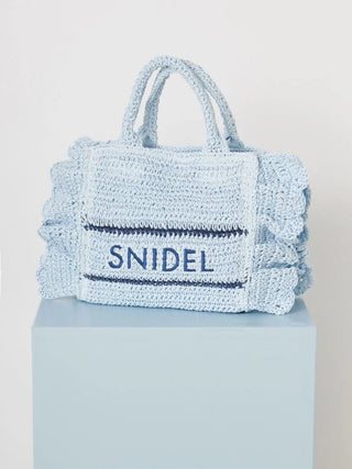 Braided Frill Logo Shoulder Bag