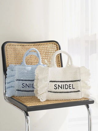 Braided Frill Logo Shoulder Bag