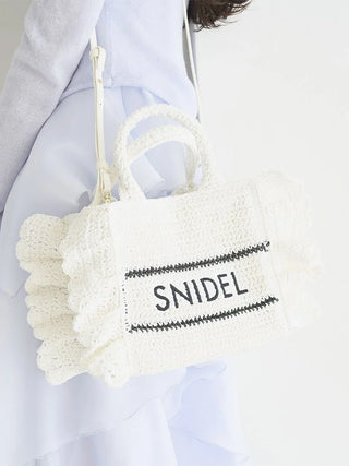 Braided Frill Logo Shoulder Bag