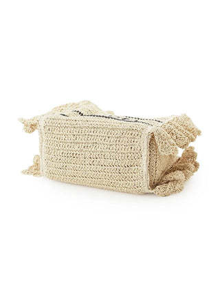 Braided Frill Logo Shoulder Bag