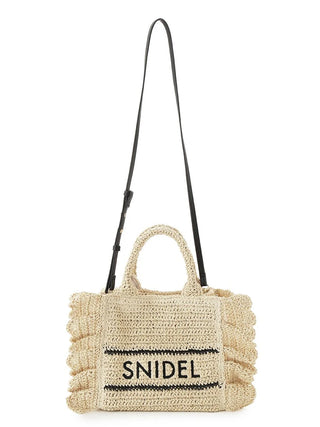 Braided Frill Logo Shoulder Bag