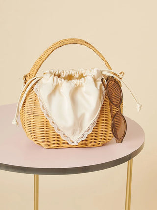 Rattan Basket Bag