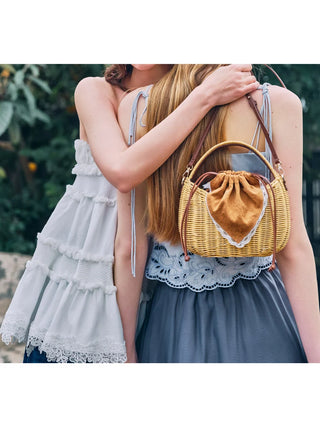 Rattan Basket Bag