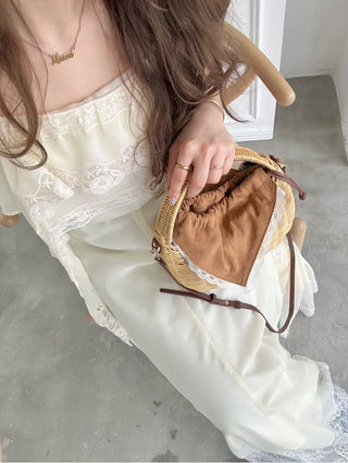 Rattan Basket Bag