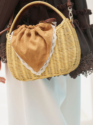 Rattan Basket Bag