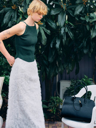 Metal Accent Tote Bag