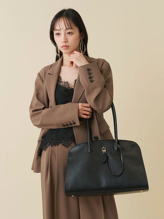 Metal Accent Tote Bag