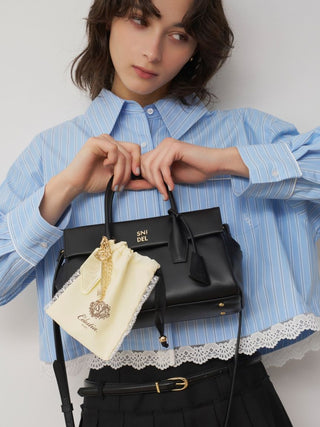 Flap Soft 2-Way Boston Bag