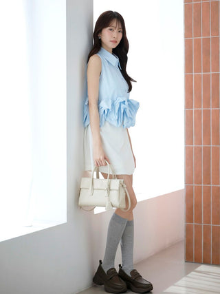 Flap Soft 2-Way Boston Bag