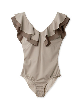 Ruffle One-Pieces Swimsuit